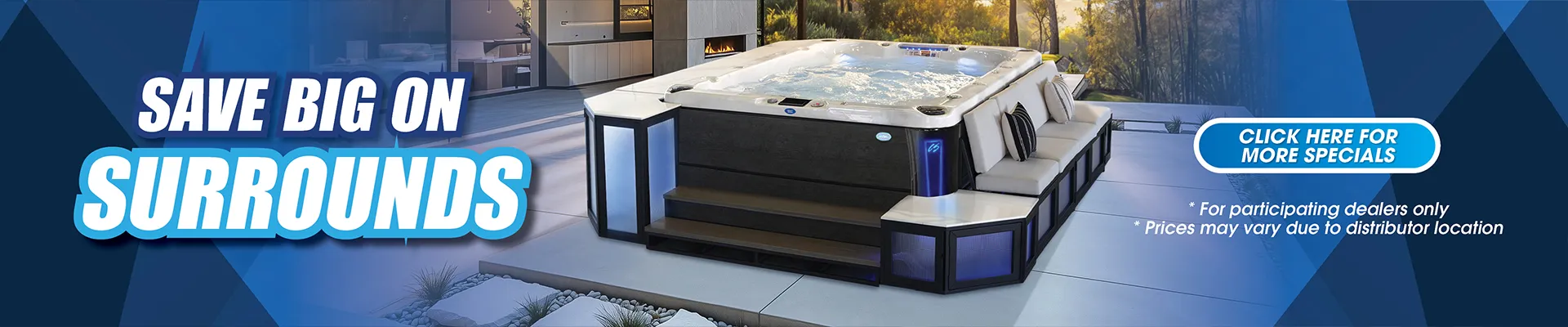 Calspas hot tub being used in a family setting - Rockhill